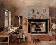 Frederick Mccubbin Kitchen at the old King Street Bakery oil painting reproduction